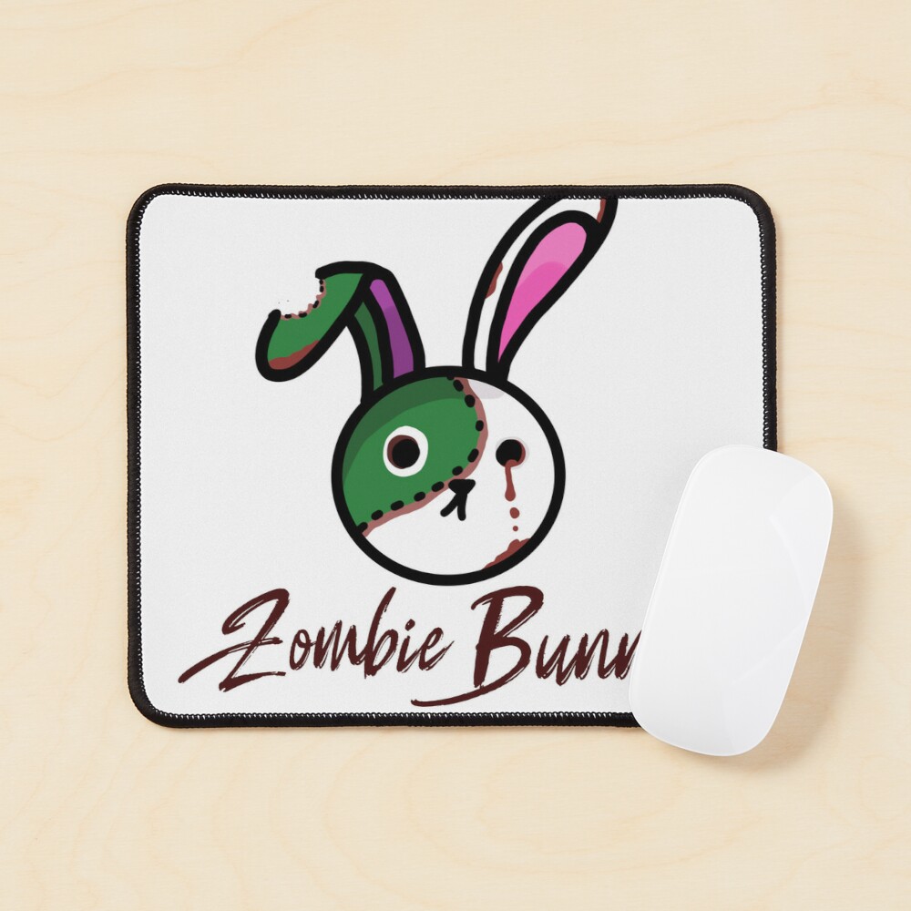 Zombie Bunny Mouse Pad