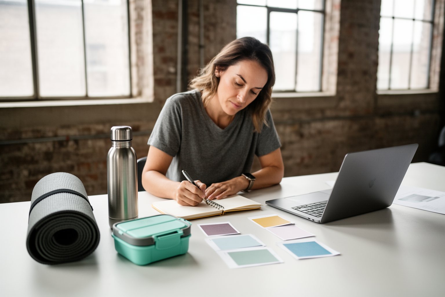 Maximize Your Profits: Amazon Money Making Guide Entrepreneur comparing product samples on a table while researching a niche