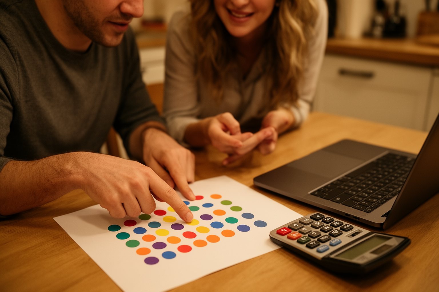 8 Budgeting Basics You Probably Don't Know Couple planning the month's cash flow together at the kitchen table