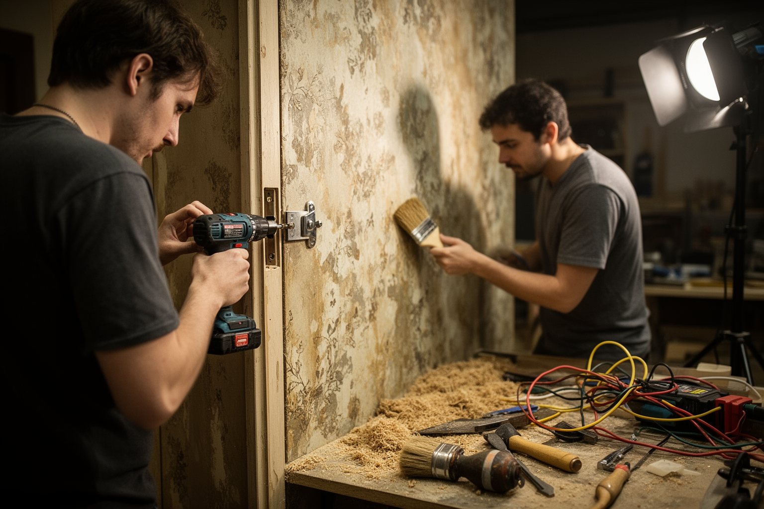 The Basement Escape Room: The Science of the Thrill Designers building and ageing an immersive escape room set in a workshop