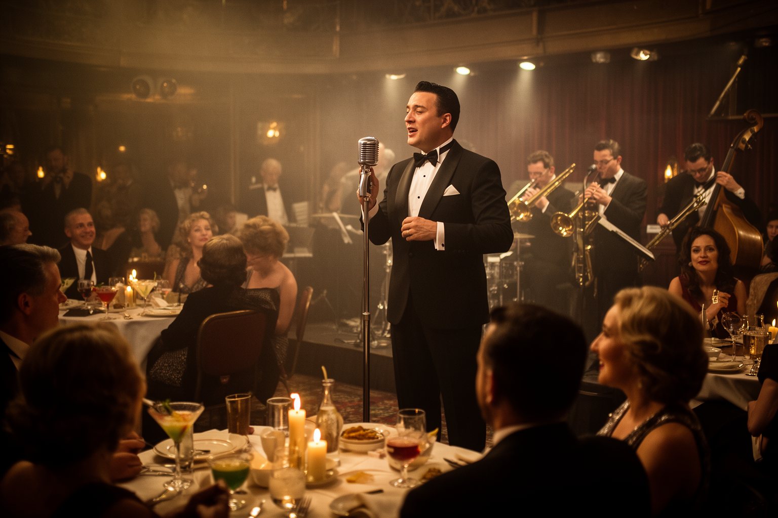 The Complete Guide to Las Vegas Shows Crooner and big band in a vintage-style supper club recalling the early days of Las Vegas shows