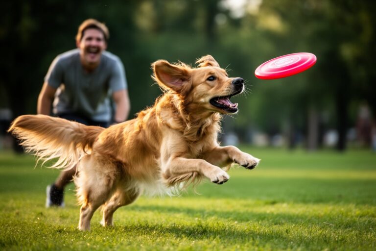 10 Epic Fails: Hilarious Pet Antics That Went Viral Golden retriever mid-leap as a frisbee sails past its nose in a sunny park, a classic pet fail