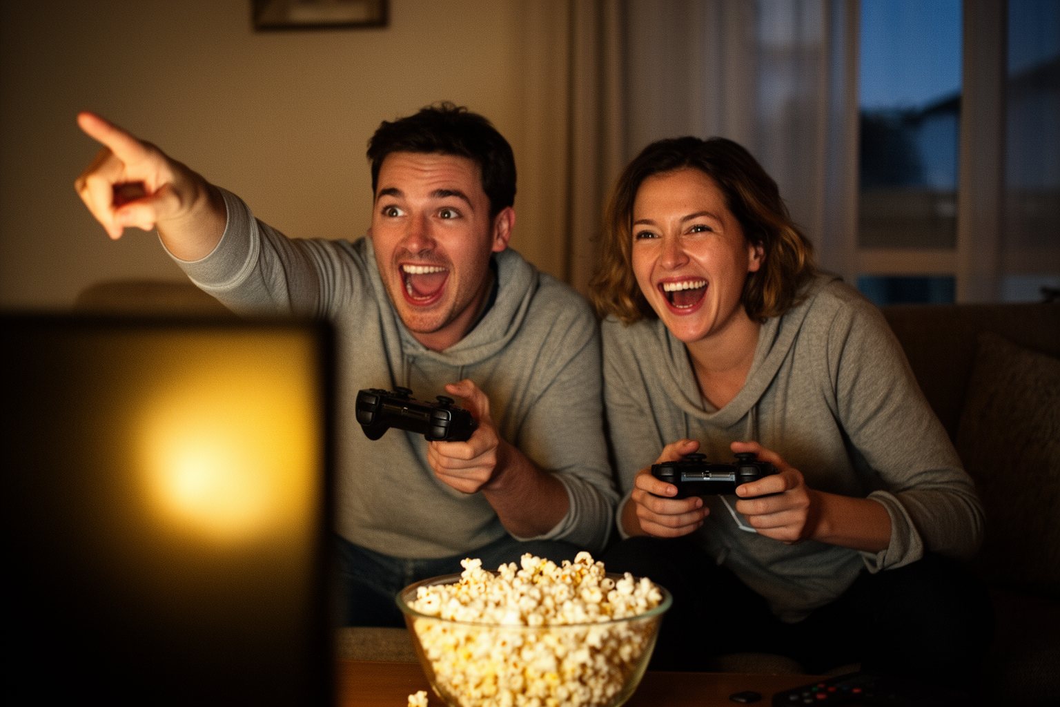 Fortnite Secrets: 10 Little-Known Tips and Hidden Features Two friends reacting with excitement after finding hidden loot in a game