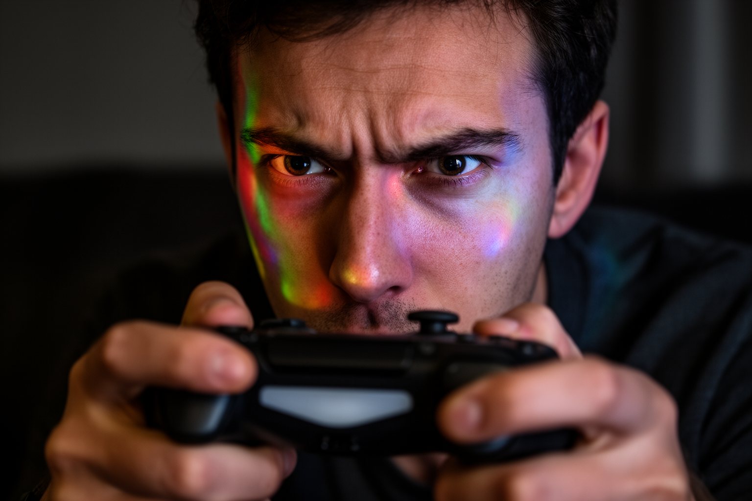 Fortnite Secrets: 10 Little-Known Tips and Hidden Features Focused player gripping a controller while searching for rare weapons in a match