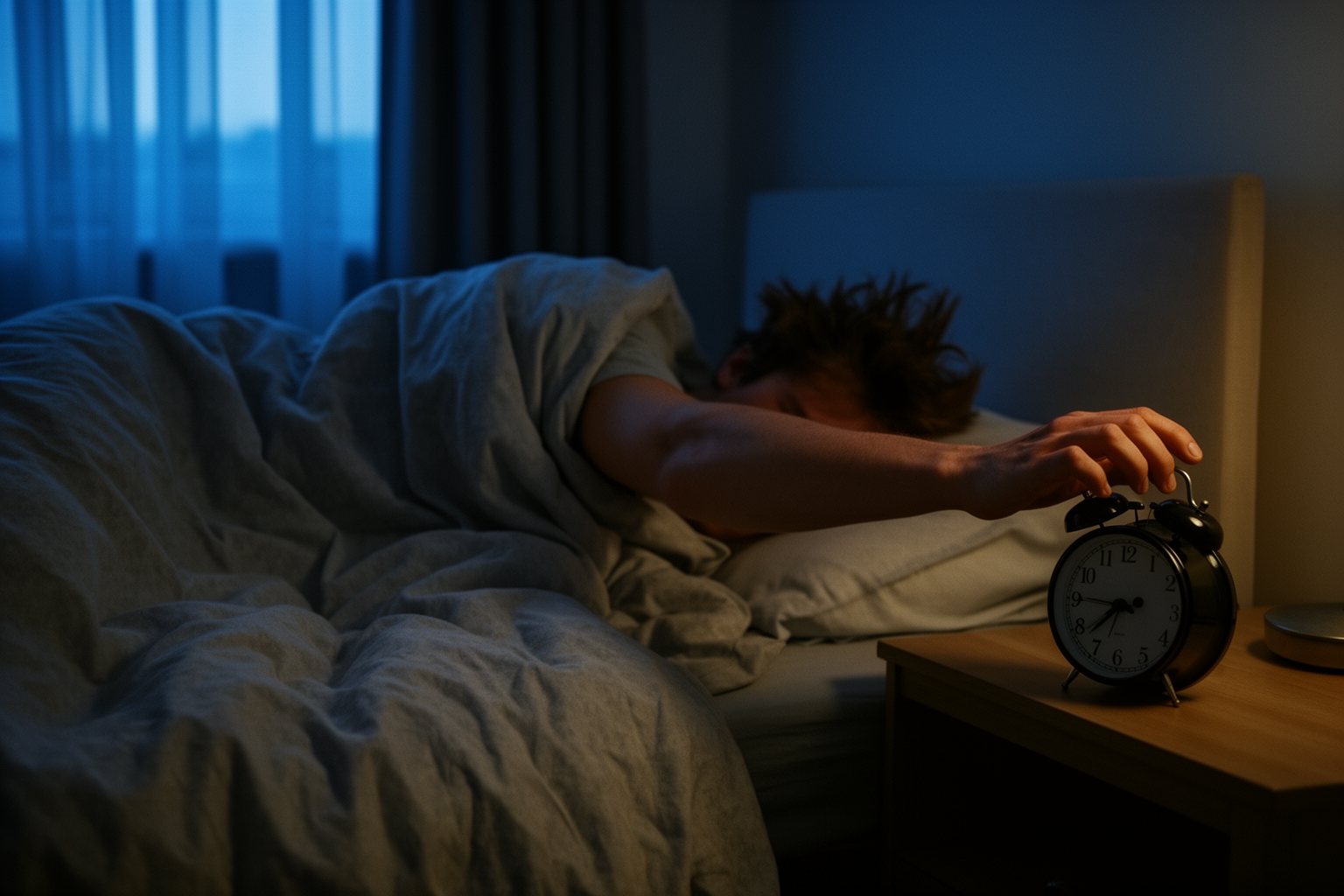 The Humorous Side of #Adulting: Welcome to the Real World Sleepy arm reaching out from under the duvet to hit snooze on an alarm clock