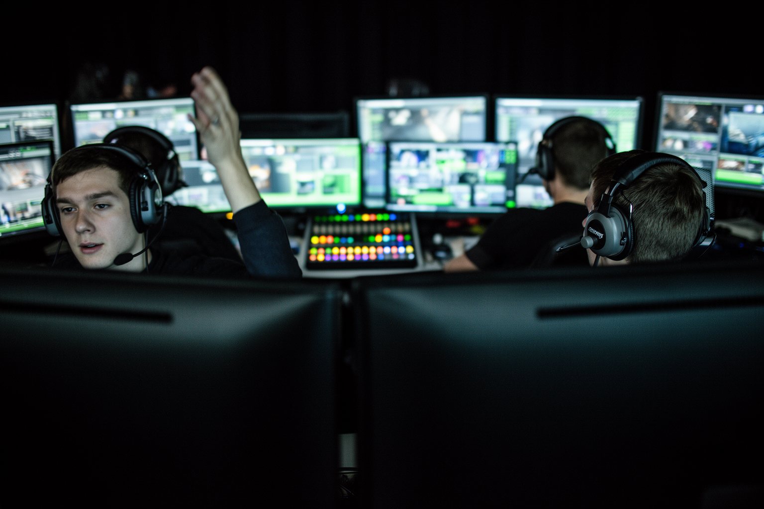 The Esports Industry: How Pro Gaming Became a Goldmine Production crew running an esports broadcast from a control room full of monitors