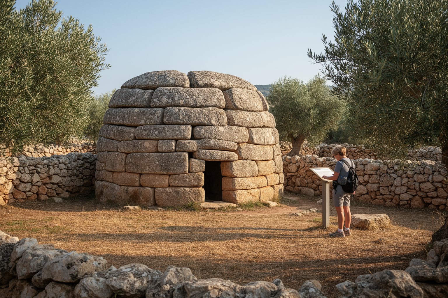 10 Unmissable Historical Sites in Europe You Didn't Know Existed! Naveta d'Es Tudons, a prehistoric stone tomb shaped like an upturned boat, in a Menorca field